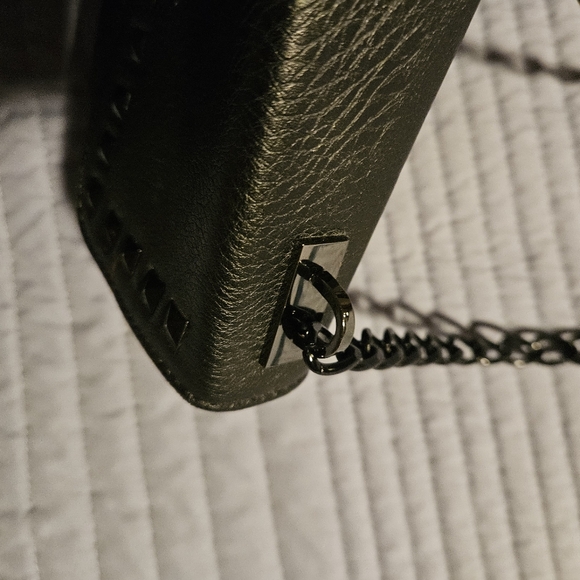 Purse Black Studded Chain Crossbody Bag - Picture 10 of 10